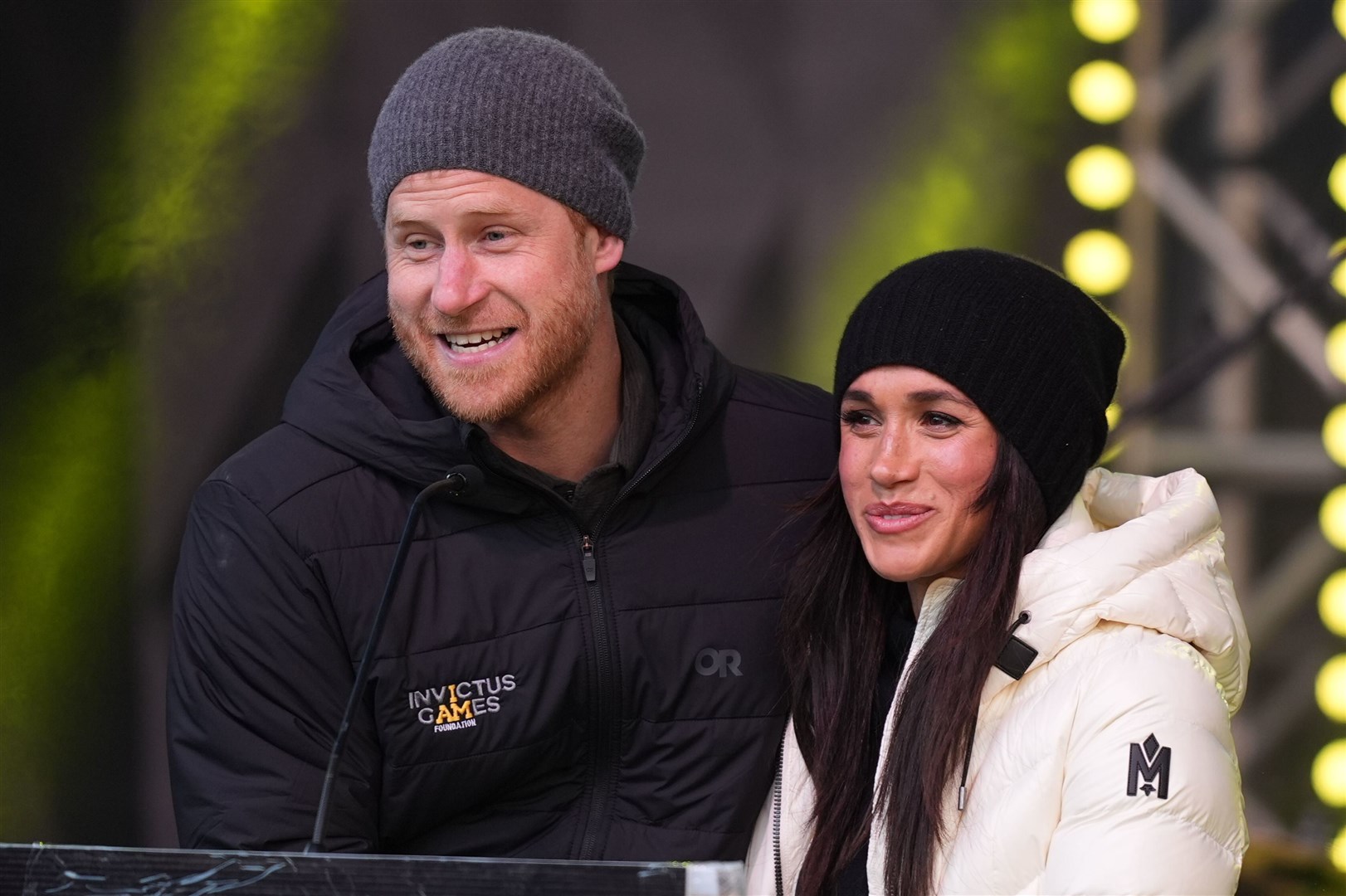 Harry and Meghan at the Invictus Games in Vancouver (Aaron Chown/PA)