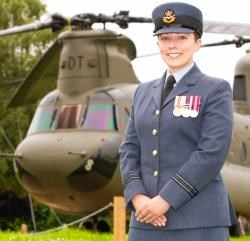 Flight Lieutenant Fran Capps who was killed in Thursday's avalanche