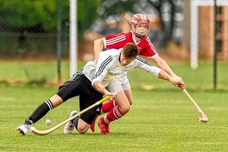 Duncan Matheson (right) in action for Kinlochshiel against Lovat last season. Picture: Neil Paterson