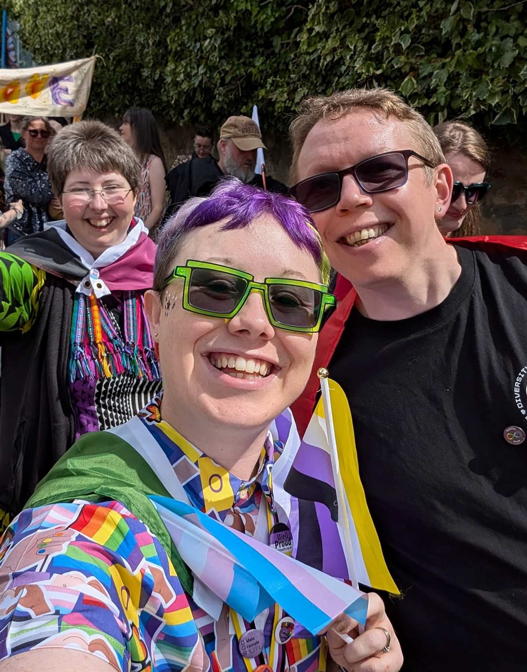 Suns out smiles out. Picture: Kirsty McCallum.