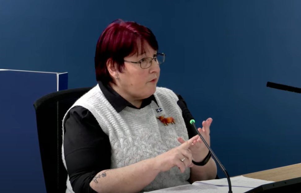 Melanie Newdick during the Covid Inquiry.