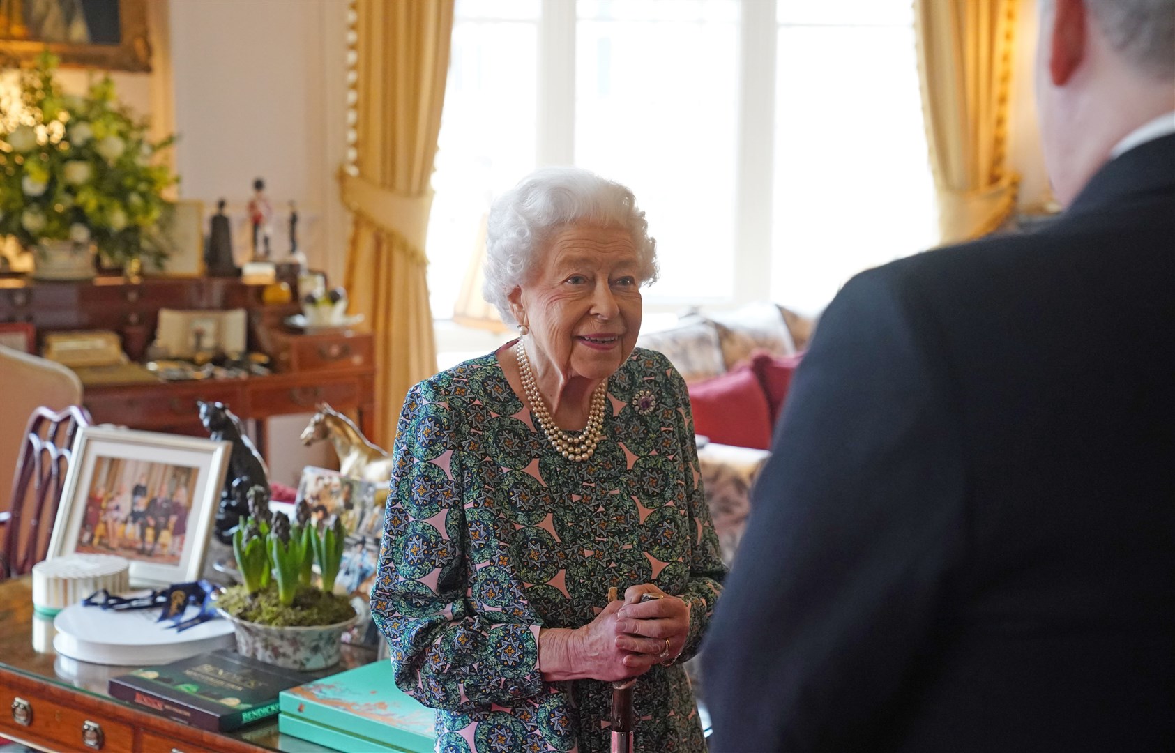 The Queen told how she has trouble moving during an audience on Wednesday (Steve Parsons/PA)