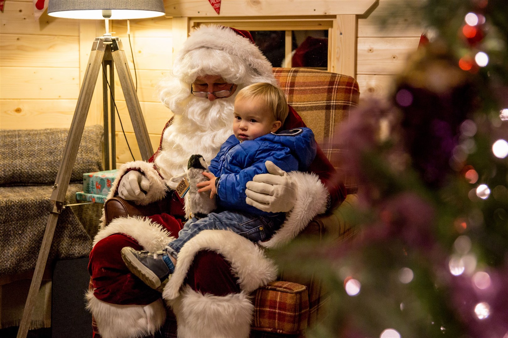 COME AND SEE ME IN THE GROTTO says Santa