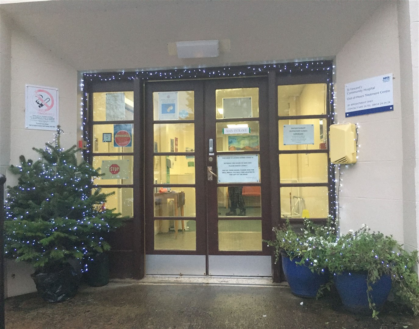 WAY OUT: St Vincent's Hospital Kingussie has just celebrated its final Christmas before closure