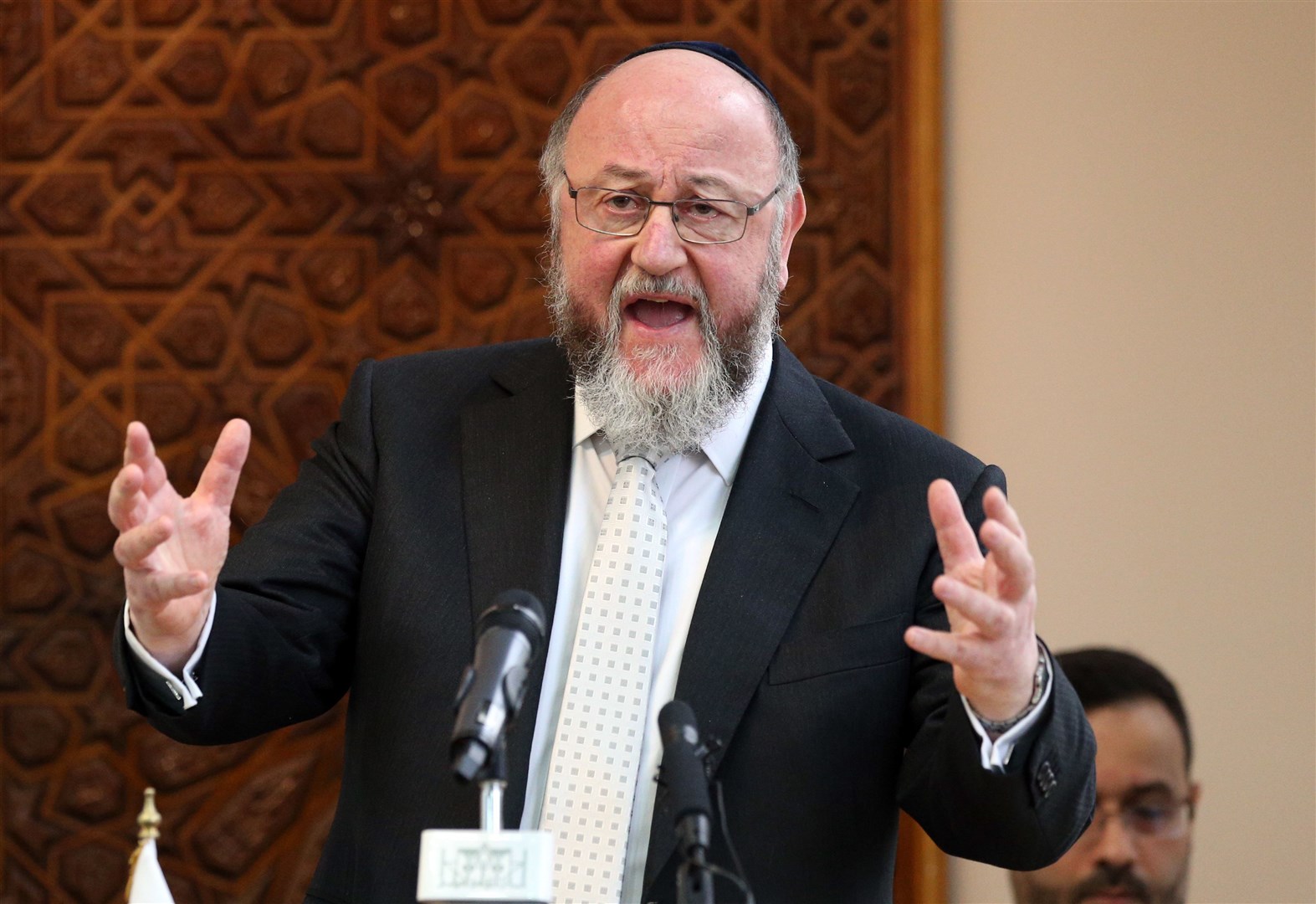 Chief Rabbi Ephraim Mirvis has been knighted (PA)