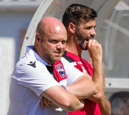 Ross County co-managers Steven Ferguson and Stuart Kettlewell.