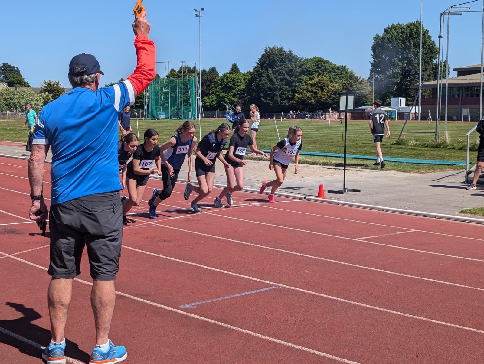 The championships consisted of five running events, two throwing events and three jumping events.