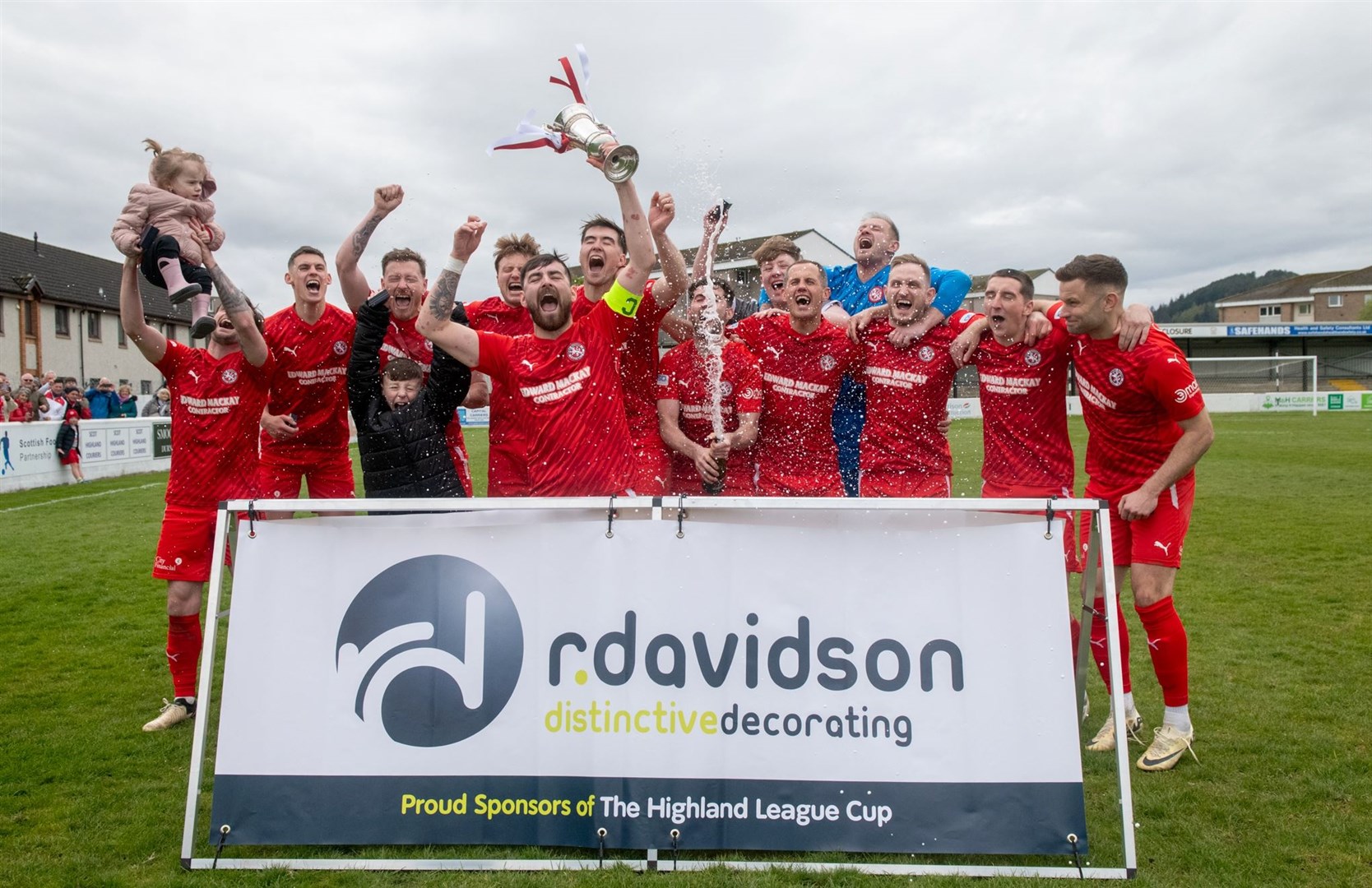 Brora Rangers won the Highland League Cup final last season. Picture: Callum Mackay