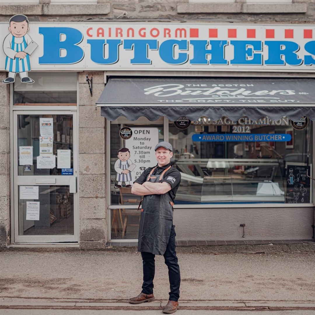 A cut above: Cairngorm butcher Barry Green. Picture: Catriona Parmenter Photography.