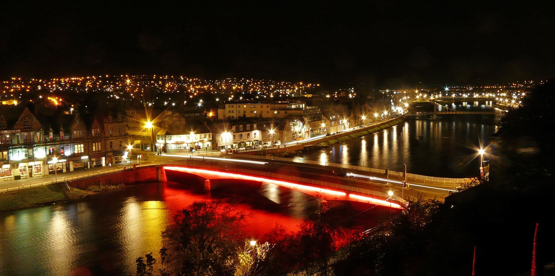 Ness Bridge will be going orange.