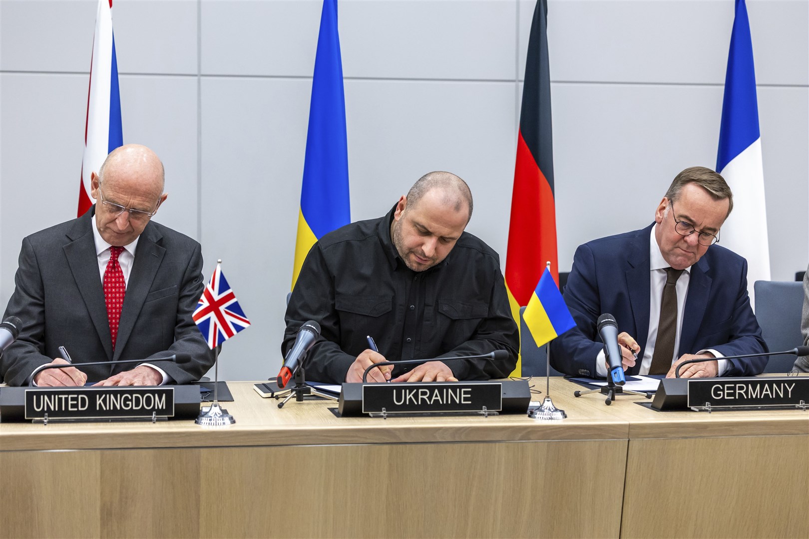 John Healey said 2025 was the ‘critical year’ for Ukraine (Geert Vanden Wijngaert/AP)