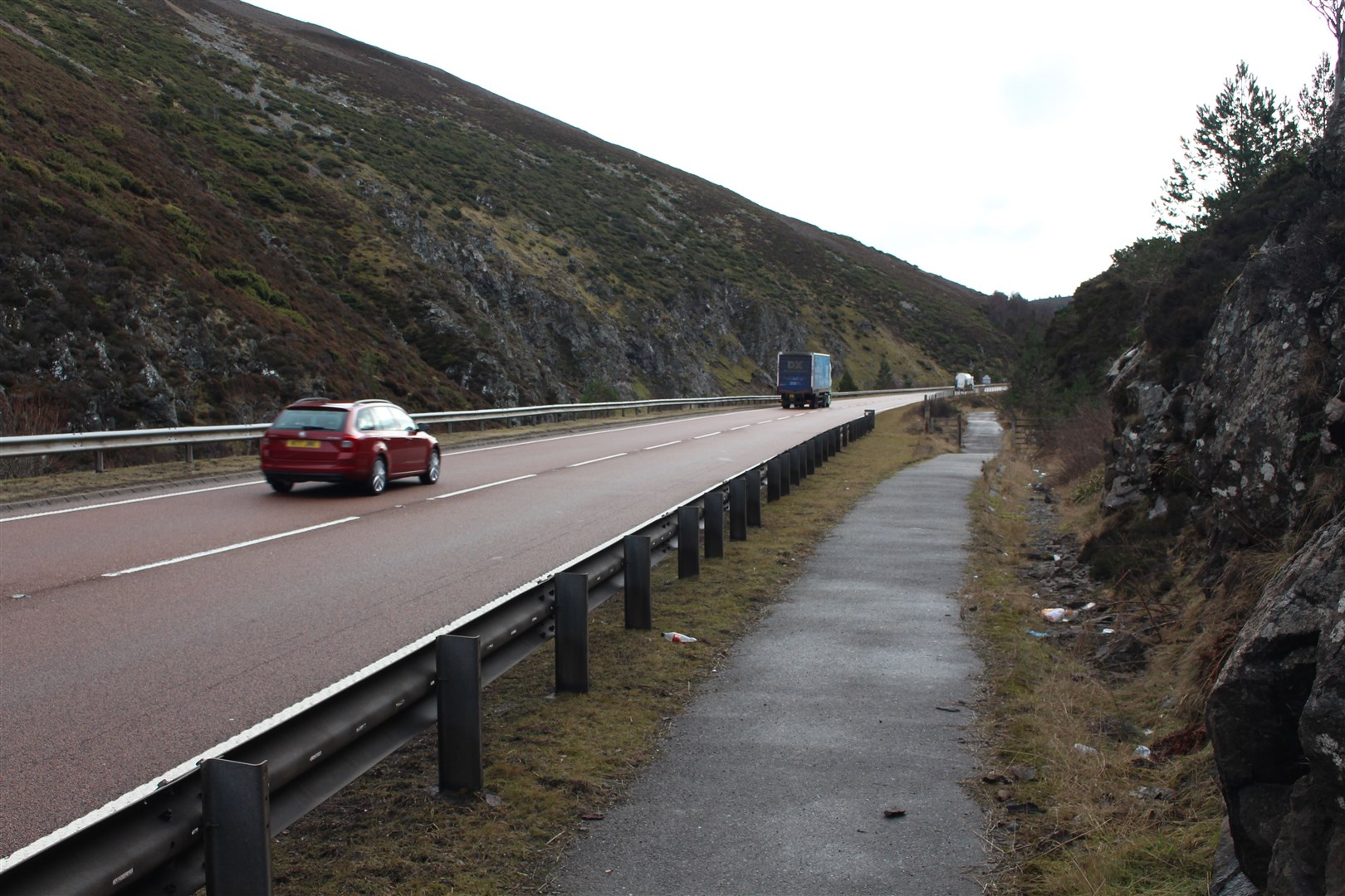 A9 road from Inverness to Perth at Slochd. Picture: John Davidson.