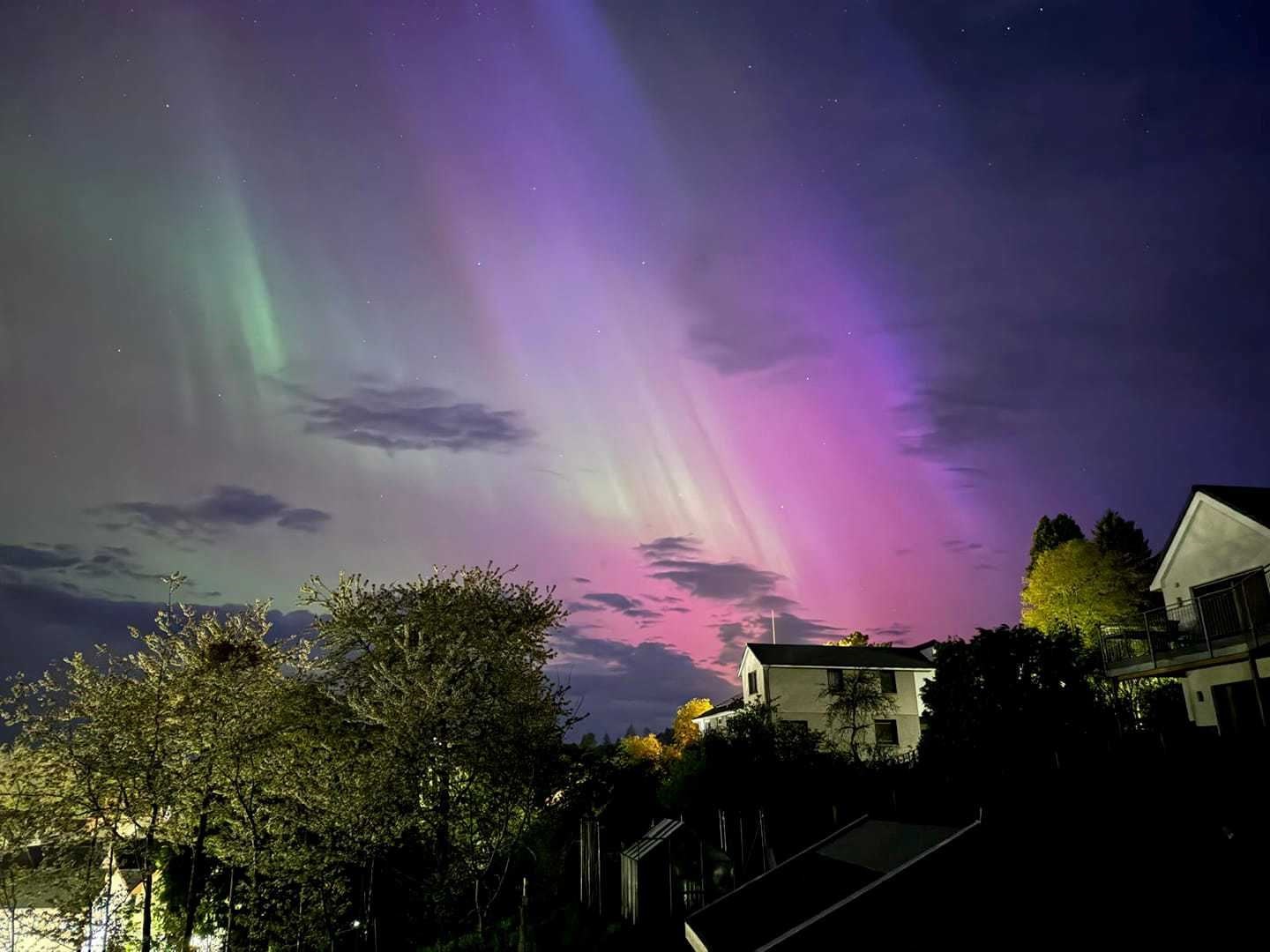Maria Morim was up to catch the aurora display in Kingussie.