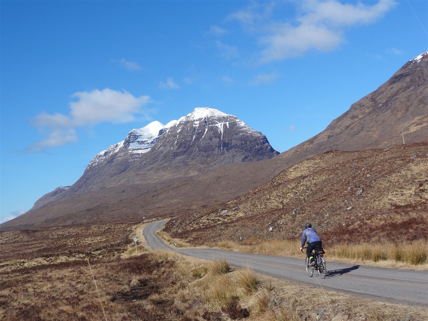 Cycling on the North Coast 500.