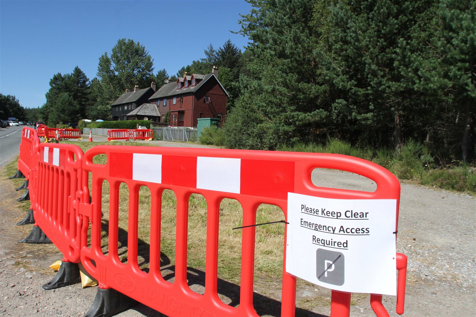 Barriers have been installed to safeguard access for local residents from rogue parking.