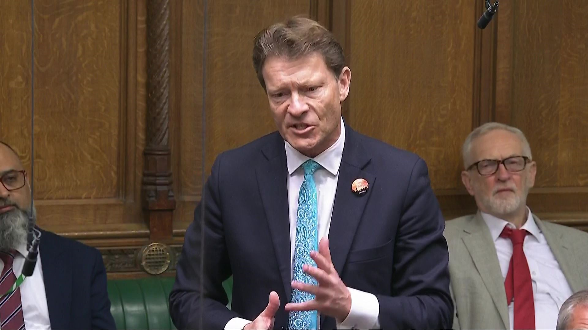 Richard Tice, deputy leader of the Reform party, called for the Government to fully nationalise British Steel ‘this weekend’ (House of Commons/UK Parliament/PA)