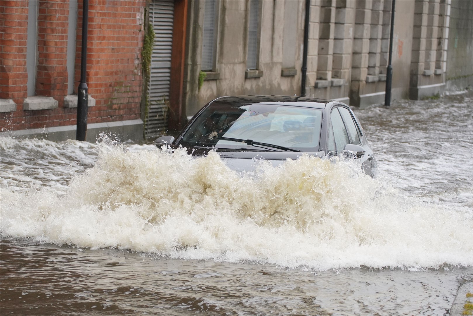 Newry Town has been swamped by floodwater (Brian Lawless/PA)
