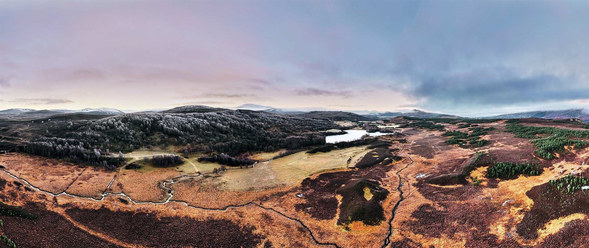 The former grouse and deer-shooting estate covers 1,462 hectares of Badenoch wilderness.