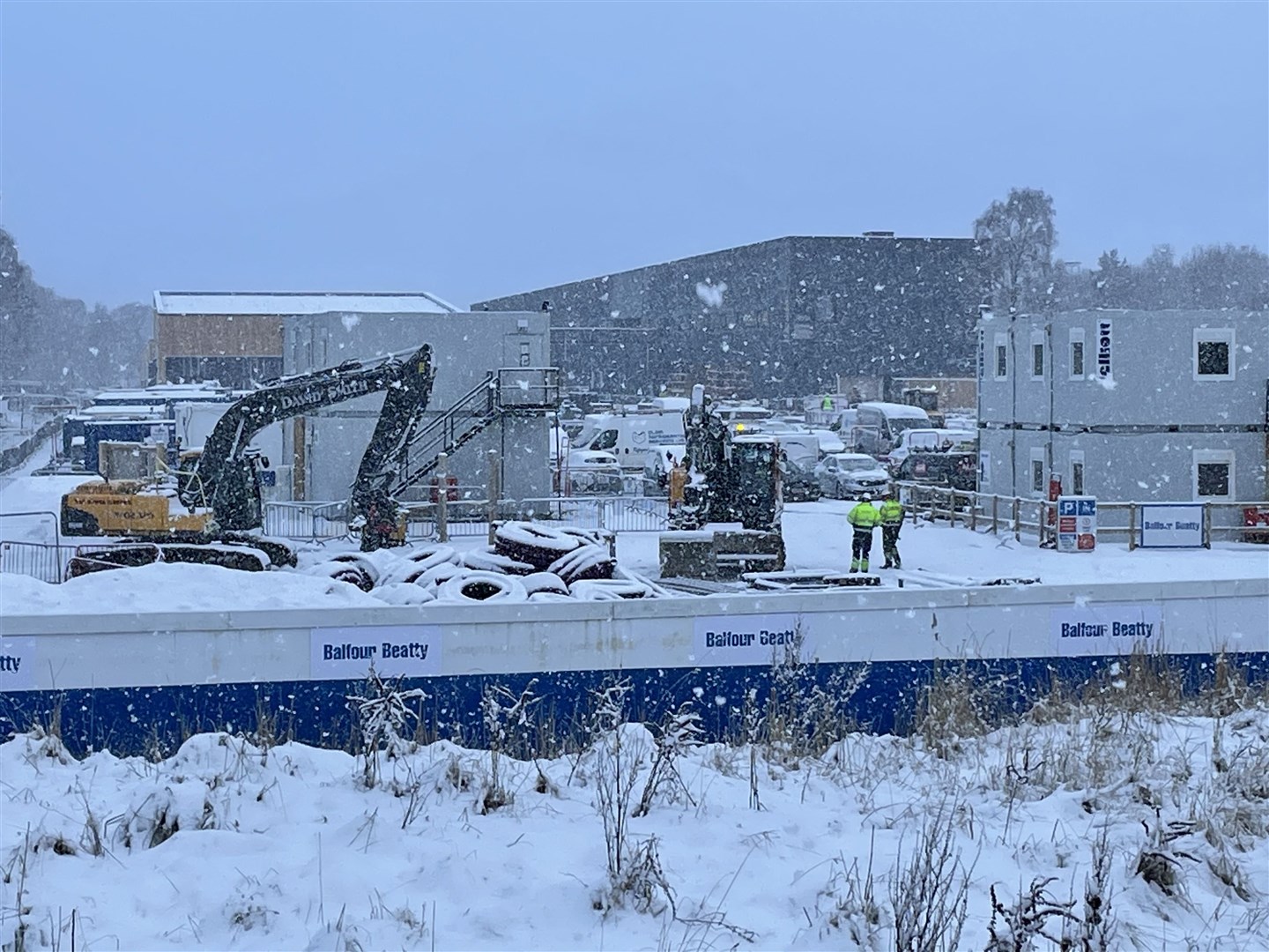 NEARLY THERE: The Badenoch and Strathspey Community Hospital is nearing completion.