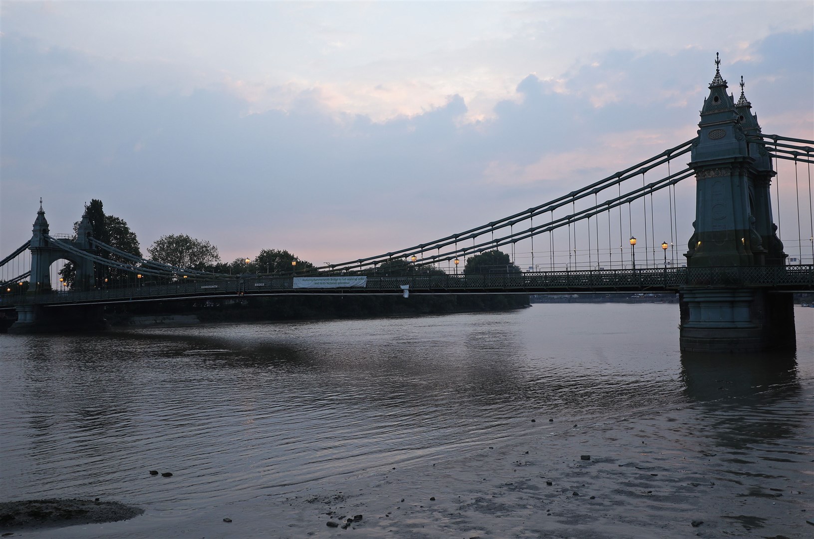 The bridge was closed to motor vehicles in April 2019 (Yui Mok/PA)