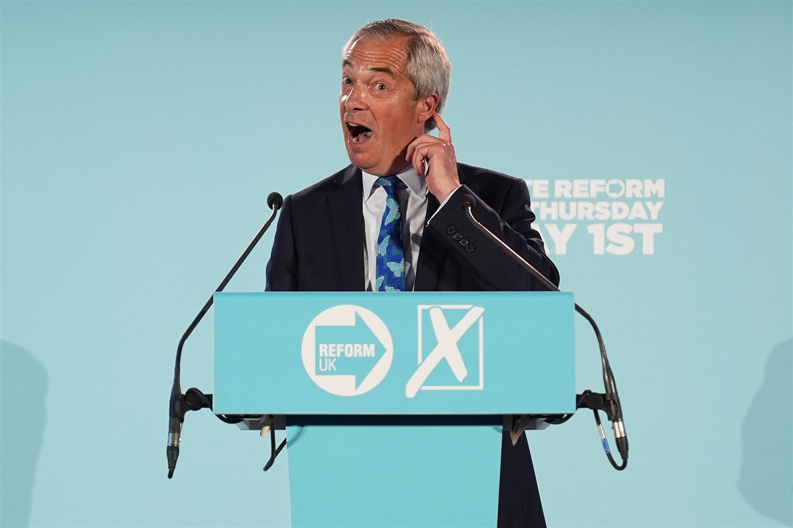 Nigel Farage (Jacob King/PA)