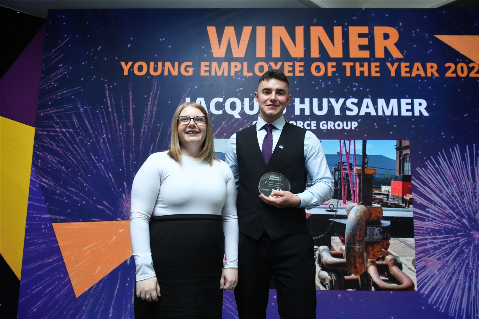 Jacques Huysamer won the young employee of the year award in 2023. Picture: James Mackenzie.