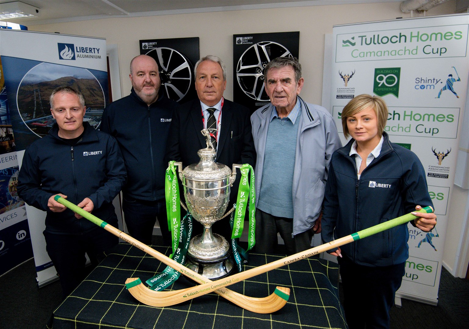 John MacLeod, Tom Uppington, Keith Loades, Derek Fraser and Rosie Flannigan (Photo: John Paul Peebles, Abrightside Photography)