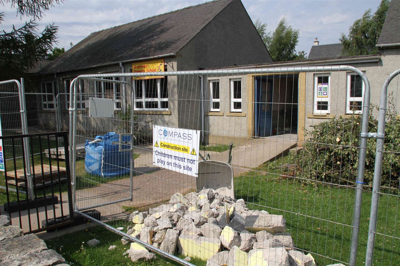 FINALLY UNDER WAY: The former canteen building and wider premises will become home to a new early years centre.