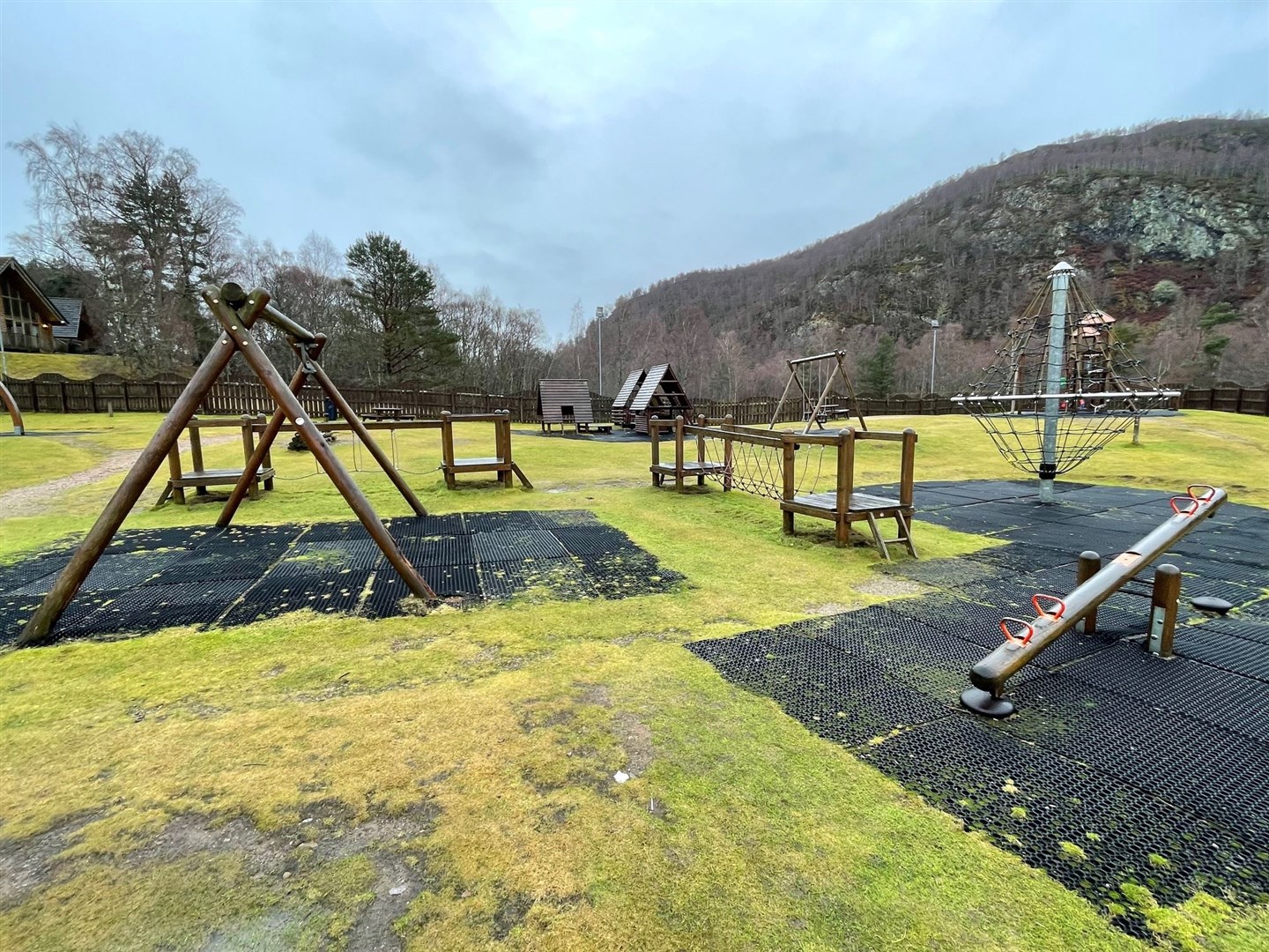 The play park at the Macdonald Aviemore Resort forms part of the development site.