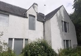 The former Highland Folk Museum in Kingussie also know as Am Fasgadh has fallen into disrepair.