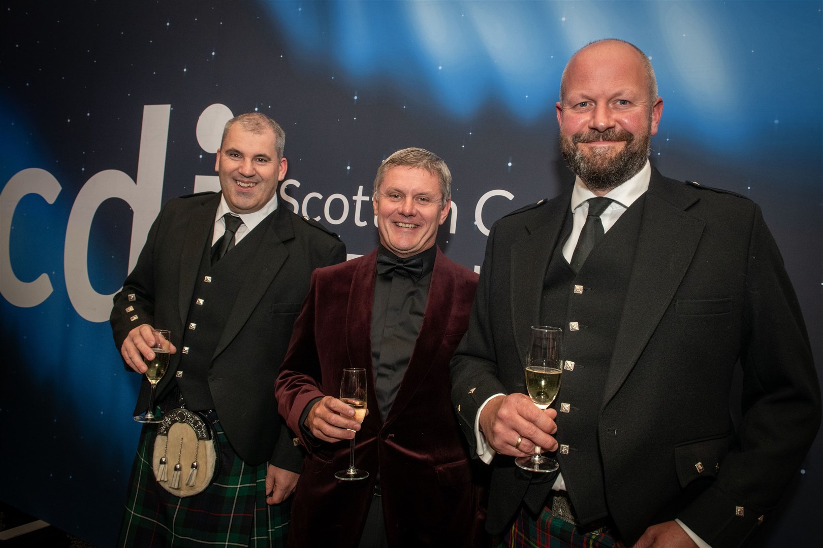 John Mackenzie, Steve Regan and Craig Cameron. Picture: Callum Mackay..