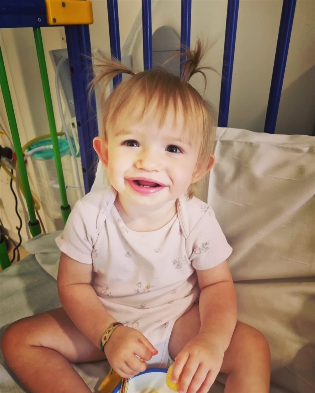 Teddi Shaw has received a new gene therapy treatment on the NHS (Family handout/PA)