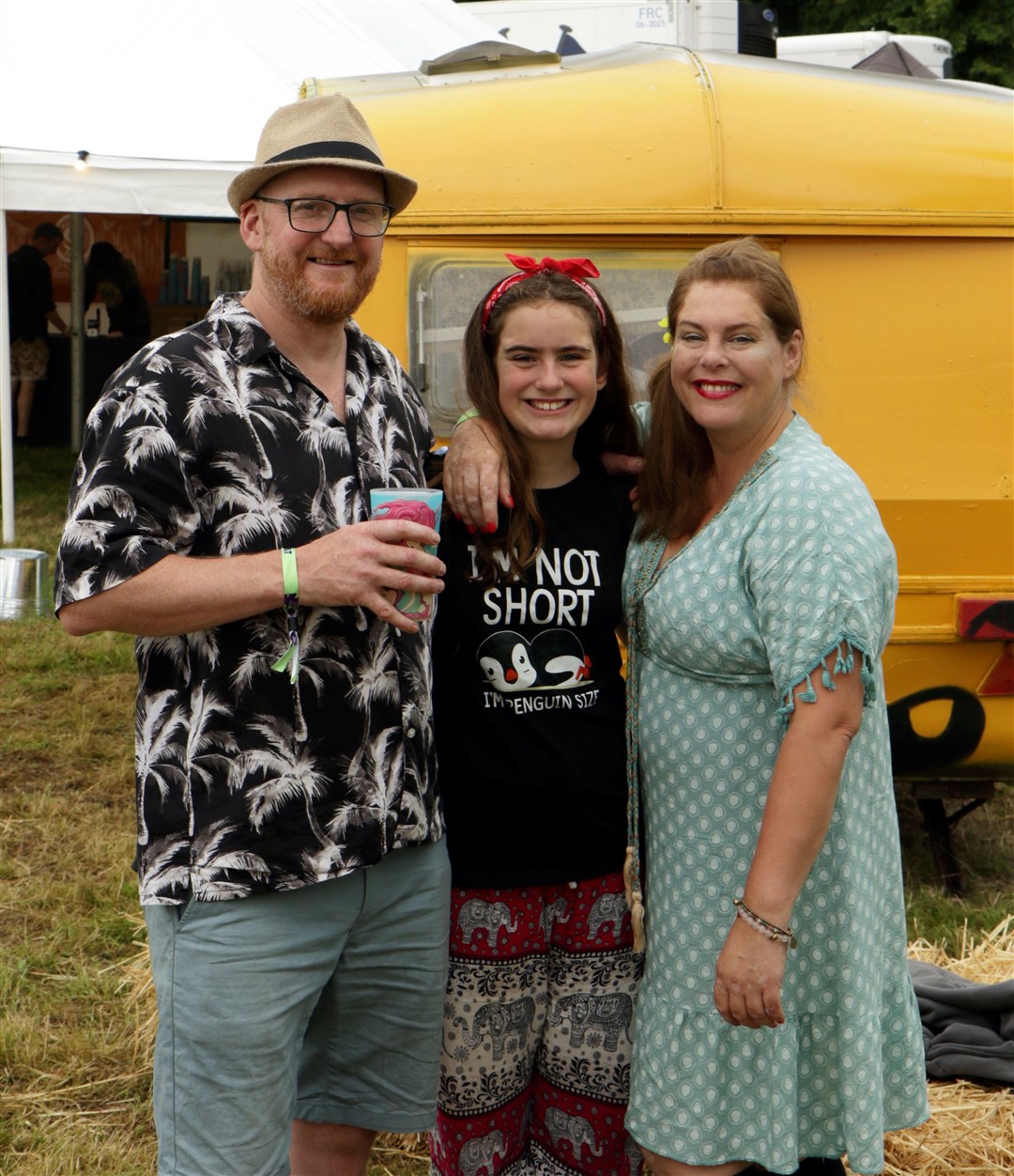 David, Freya and Debbie Murchie. Picture: Callum McKenzie.