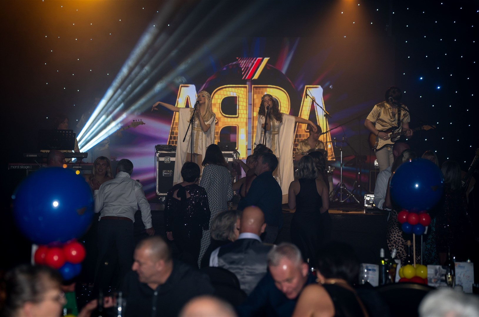 Guests were treated to a performance from ABBA tribute band Abbacadabra. Picture: The Flying Scotsman - Scott Macdonald