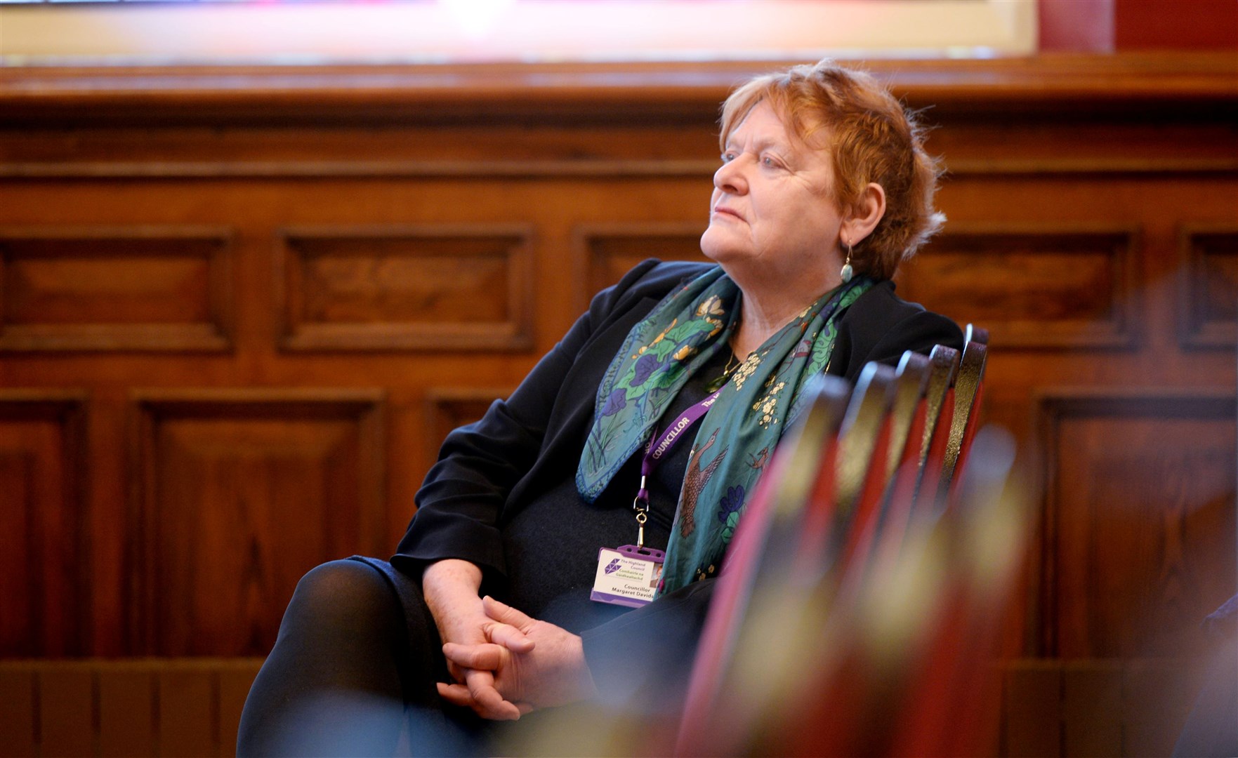 Councillor Margaret Davidson, Leader of the Independent Groups at Highland Council