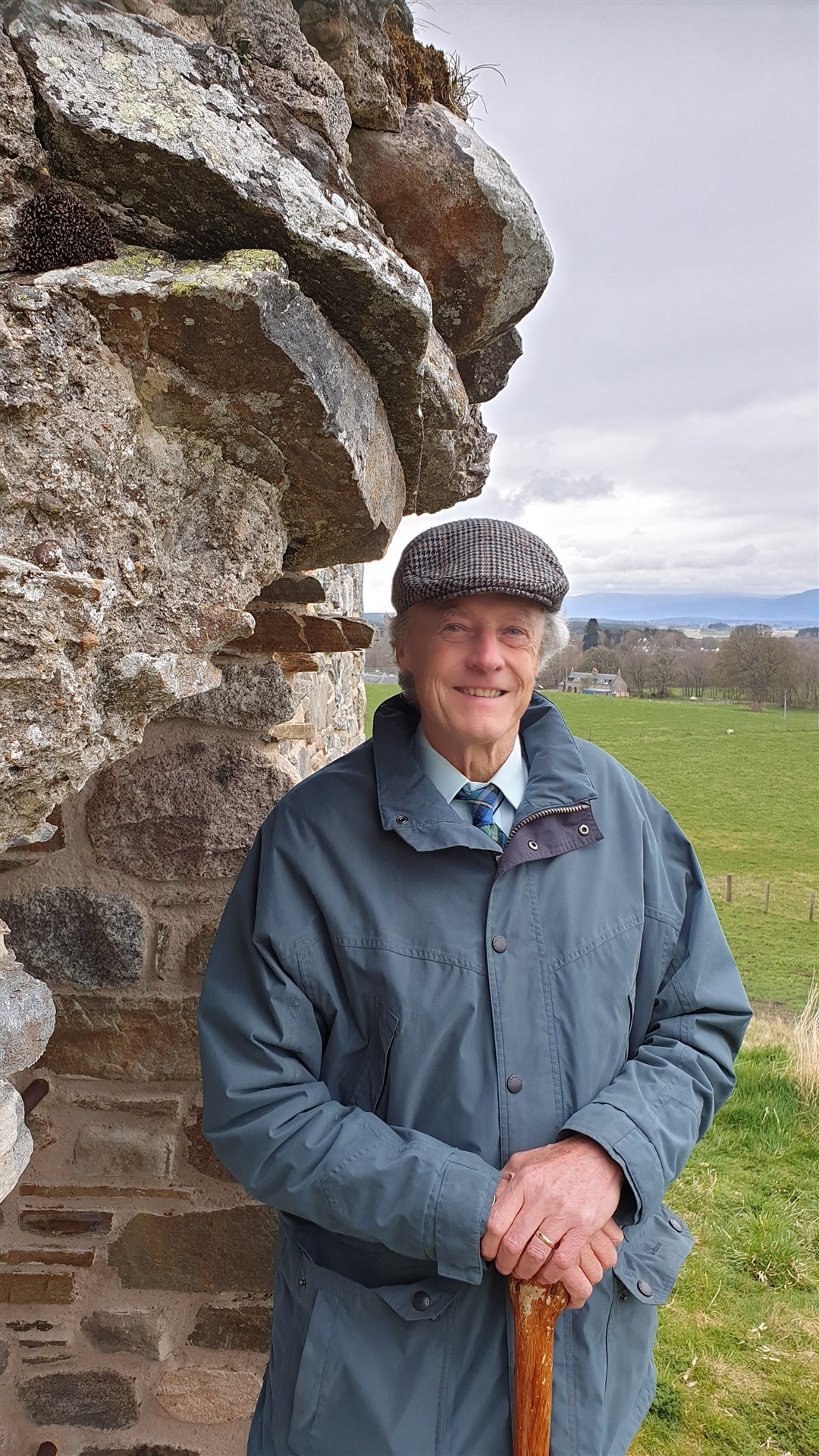 Trust chairman Richard Eccles at Castle Roy.