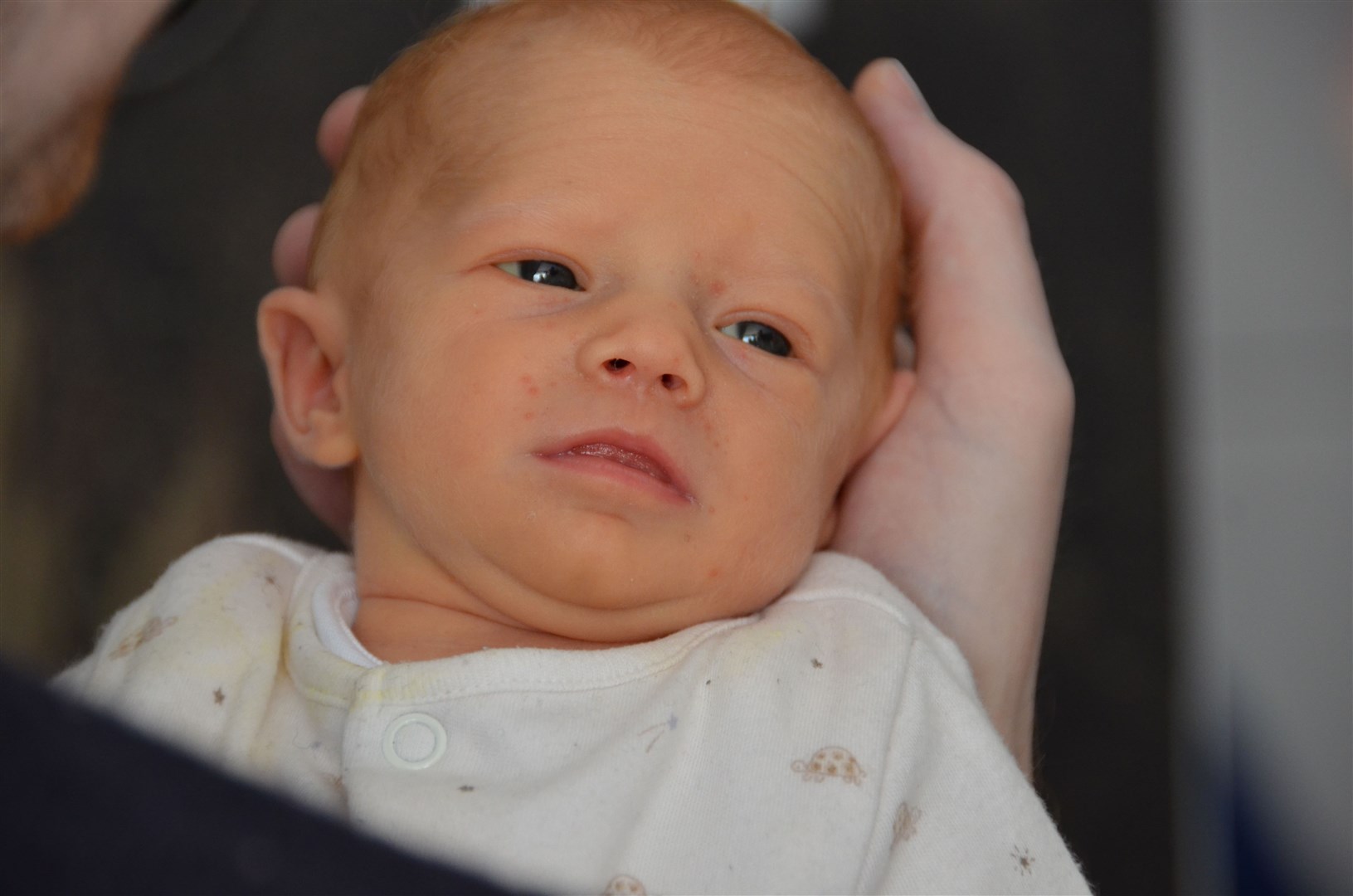 Mrs Davidson said she felt ‘shock’ when she first held her daughter (Womb Transplant UK/PA)