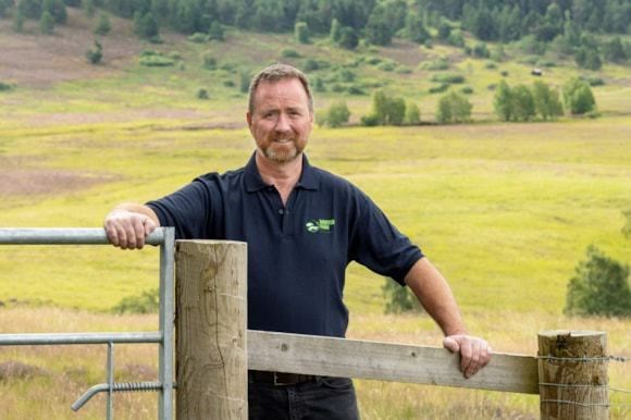 New man: Malcolm Smith at his farm near Nethy Bridge. Picture: Neil G Paterson Photography.