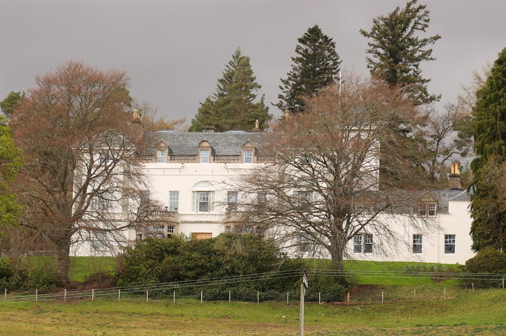 BALAVIL HOUSE: Years of scaffolding have been removed at last.