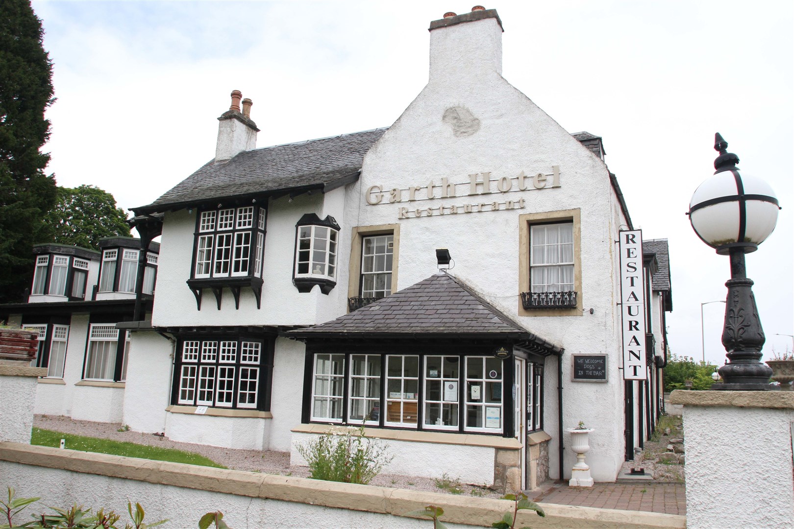The Garth Hotel in Grantown is one of the oldest surviving buildings in Strathspey.
