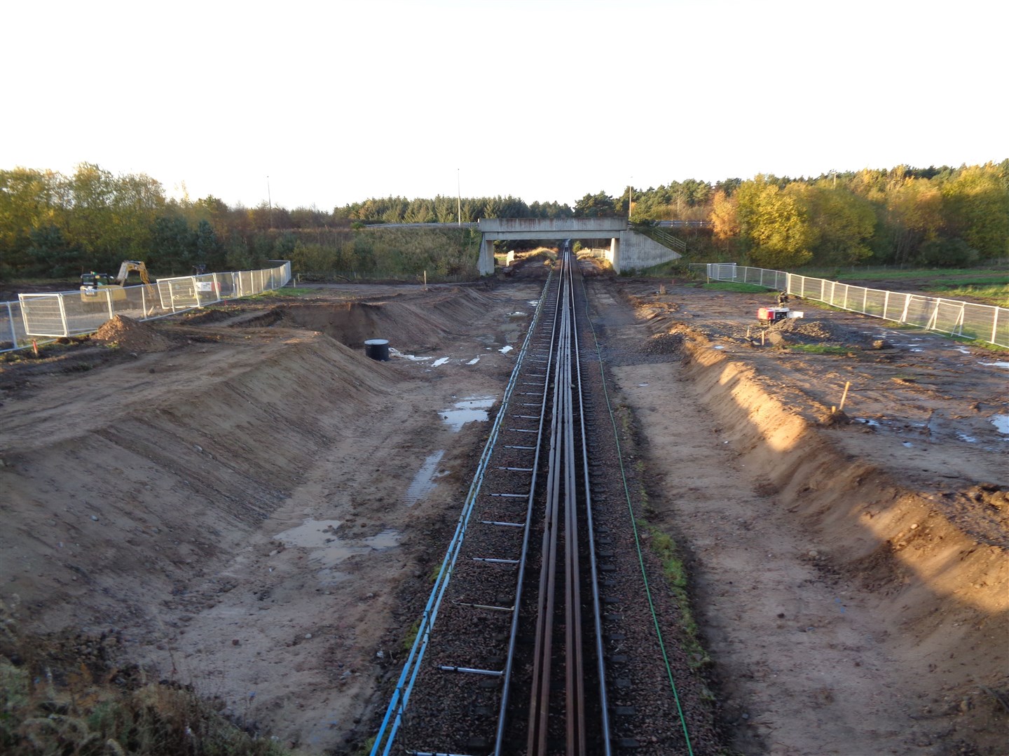 Developments at Dalcross, for the new Inverness Airport station.