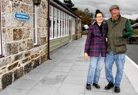 Grantown East Station, Grantown East, Grantown East the Highland Heritage and Cultural Centre, Speyside Line, The Revack Railway, Karen Blessington, Dave Garman