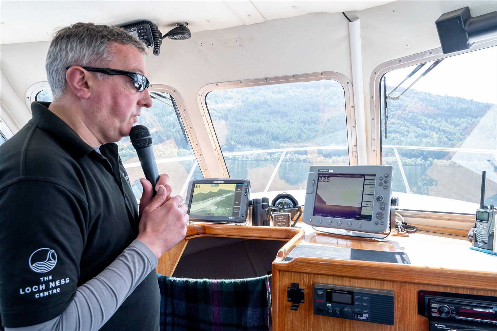 Deepscan Captain, Alistair Matheson, the Skipper for the Loch Ness Project. Picture by Michal Wachucik/Abermedia