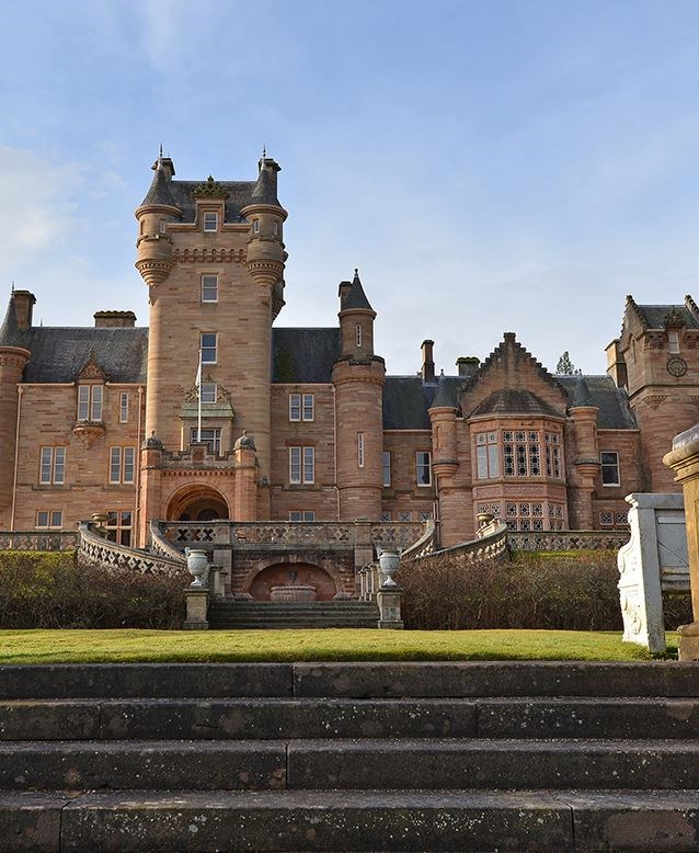 Ardross Castle and (inset) Sir Alexander Matheson, who bought much of Inverness and built Ardross Castle (inset picture courtesy of Am Baile).