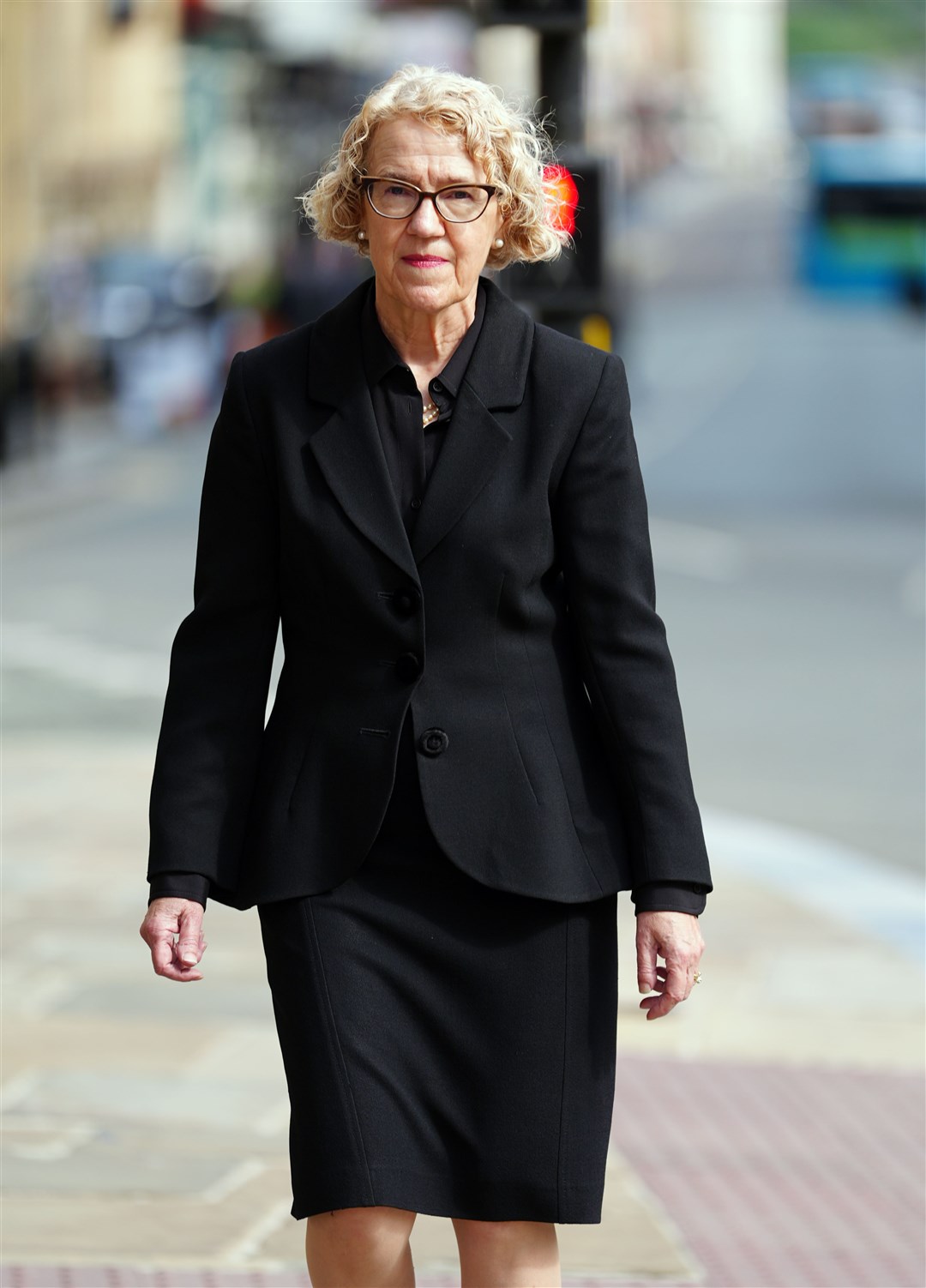 Chairwoman of the inquiry Lady Justice Thirlwall arrives at Liverpool Town Hall (Peter Byrne/PA)