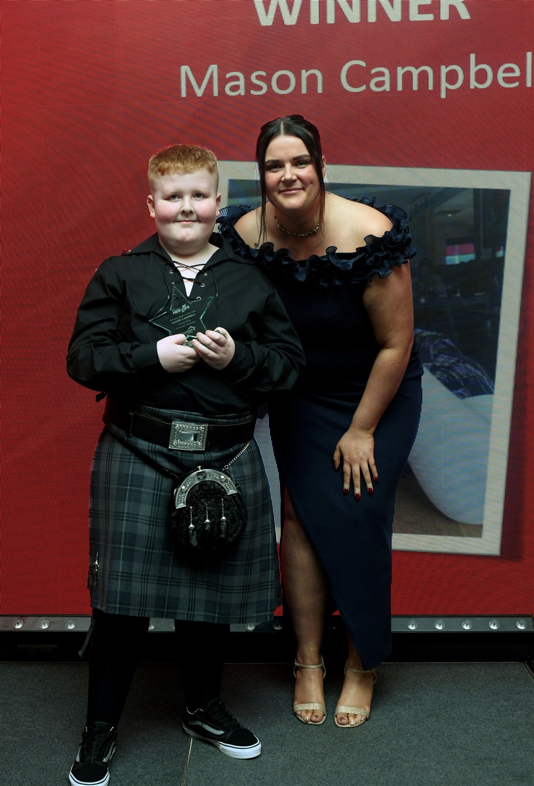 Mason Campbell was named primary school pupil of the year for 2024.