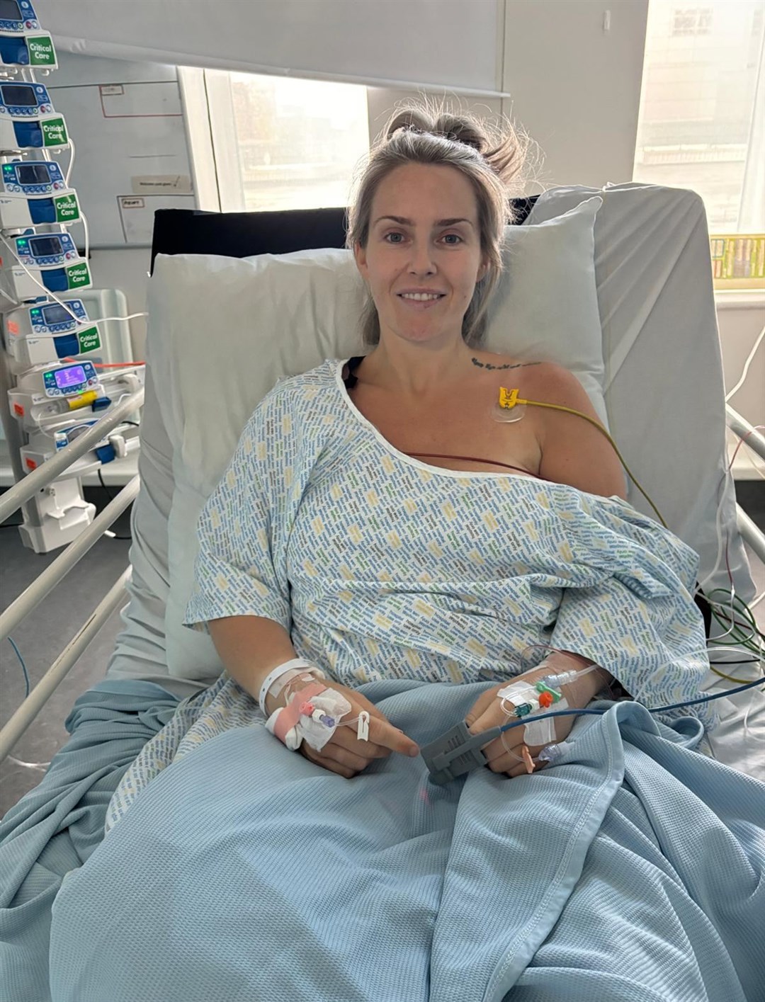 Cara has continued to stay positive throughout her treatment.