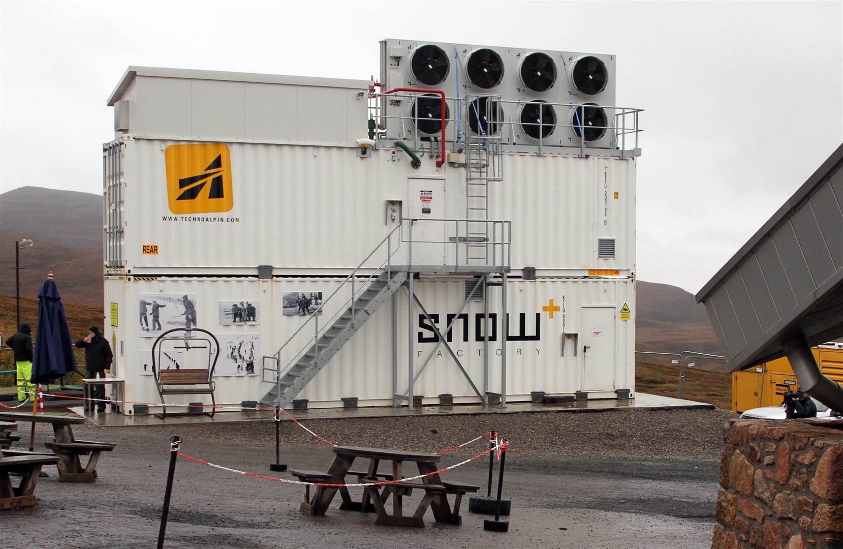 The Snowfactory at Cairngorm Mountain.