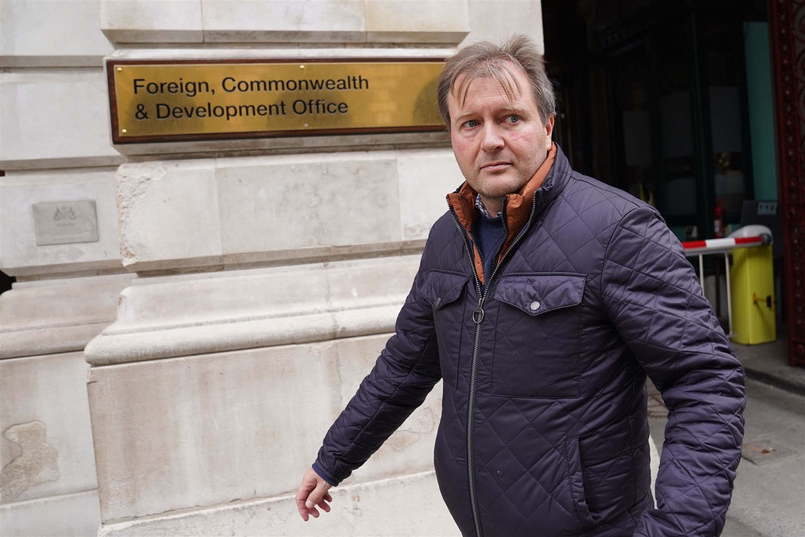 Richard Ratcliffe met with Liz Truss to discuss efforts to free his wife from prison in Iran (Stefan Rousseau/PA)