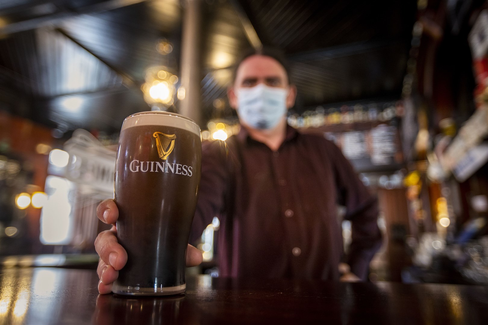 The Garrick Bar in Belfast. A pint of Guinness will lose 3p in tax (Liam McBurney/PA)